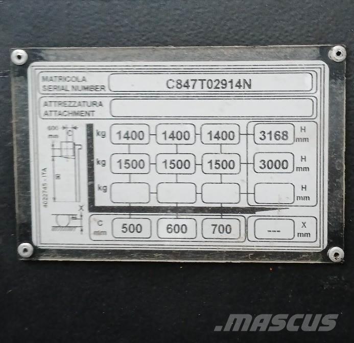 Yale MS15XSL Montacargas manual