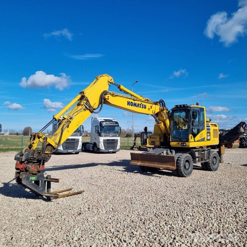 Komatsu PW180 - 11E0 Excavadoras de ruedas