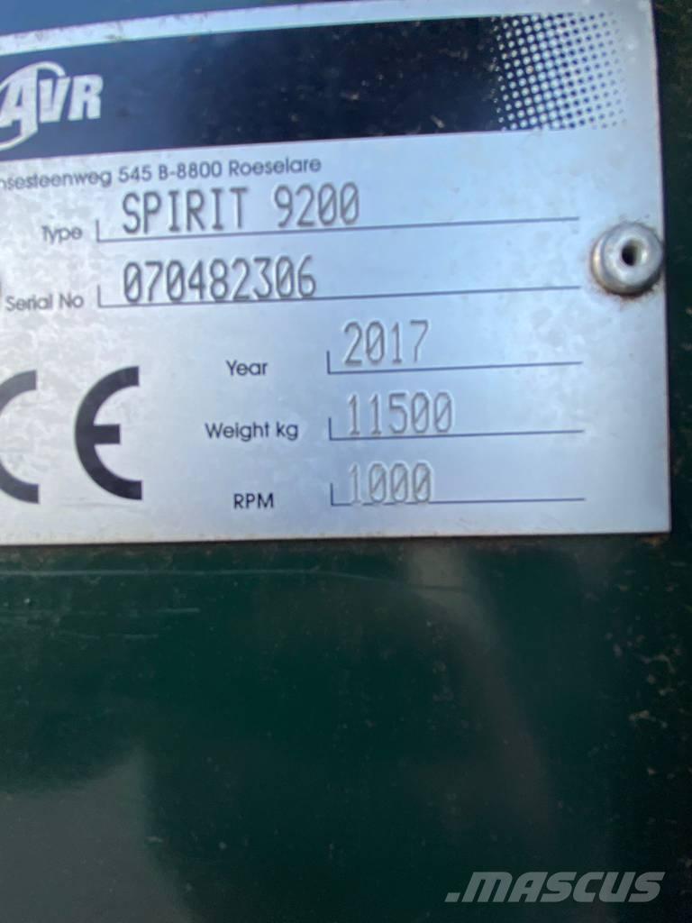 AVR Spirit 9200 Cosechadoras de papa