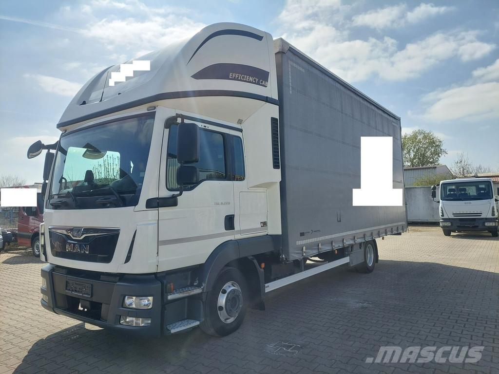 MAN TGL 8.220 Camiones de caja de lona