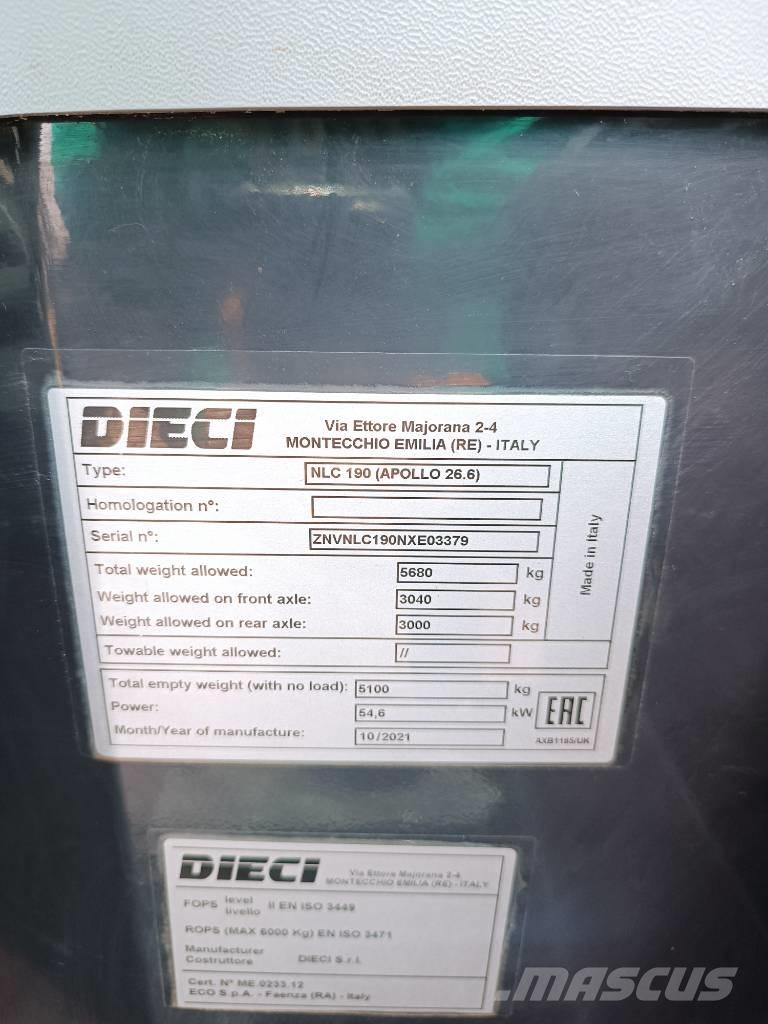 Dieci Apollo 26.6 Carretillas telescópicas