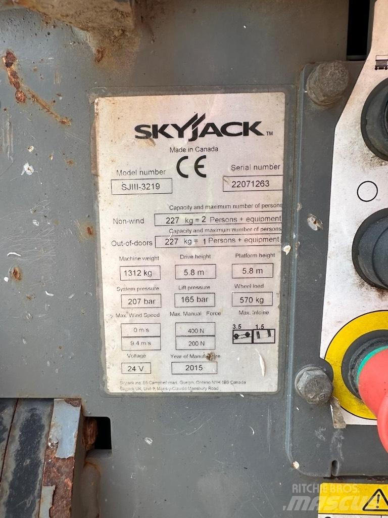 SkyJack SJ 3219 Plataformas tijera