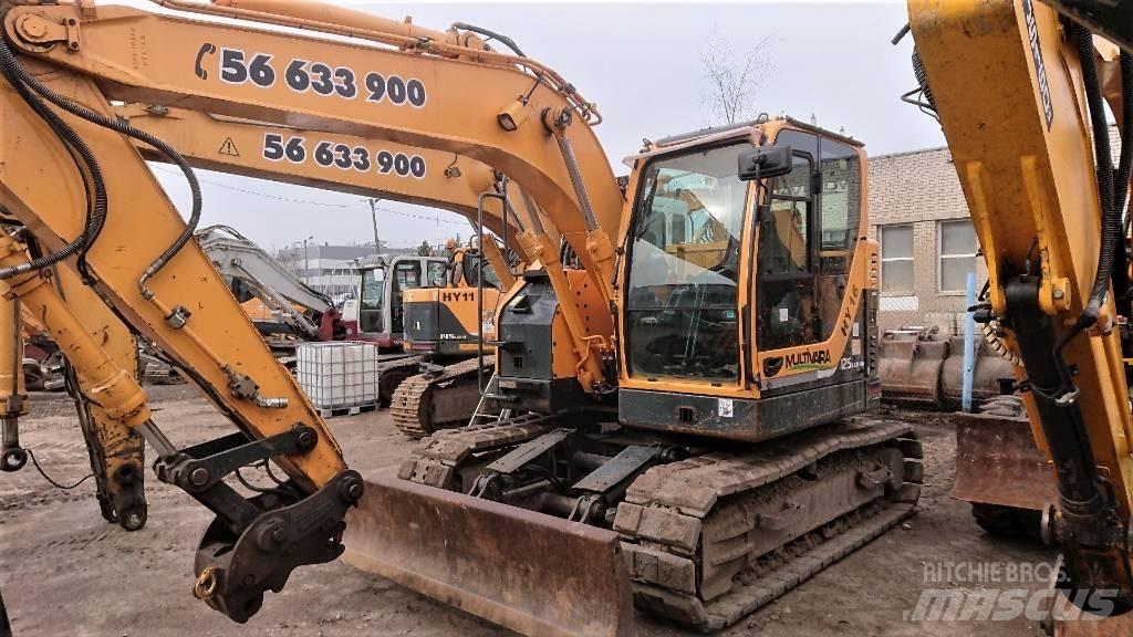 Hyundai R125 Excavadoras sobre orugas