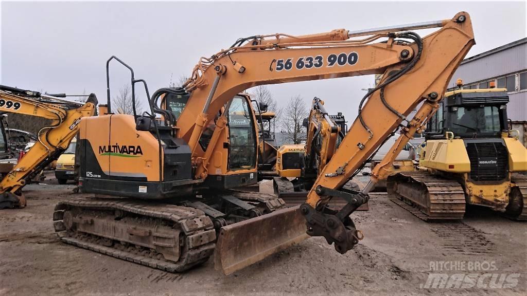 Hyundai R125 Excavadoras sobre orugas