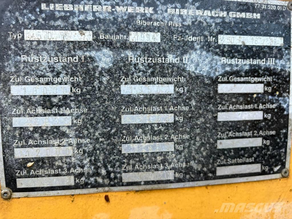 Liebherr 50 K Grúas torre