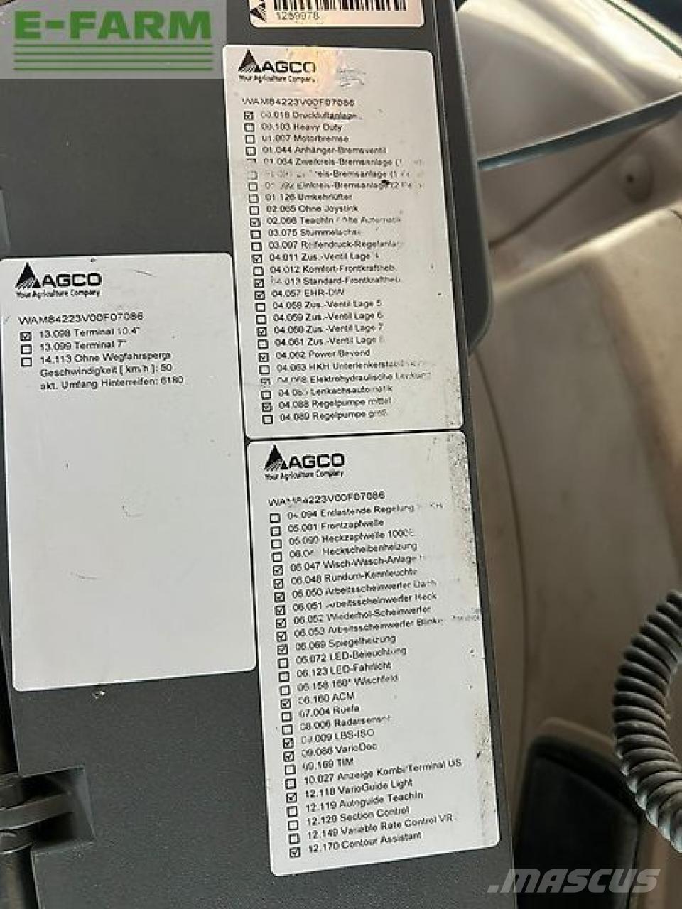 Fendt 828 vario Tractores