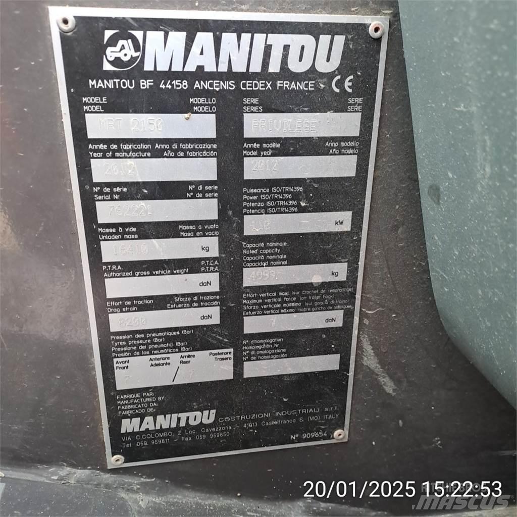 Manitou 2150MRT Carretillas telescópicas