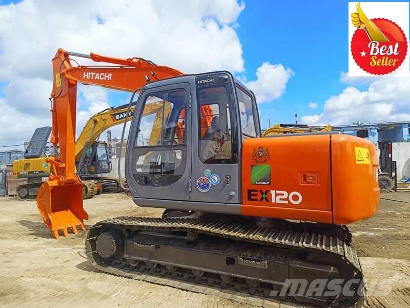 Hitachi EX 120 Excavadoras sobre orugas