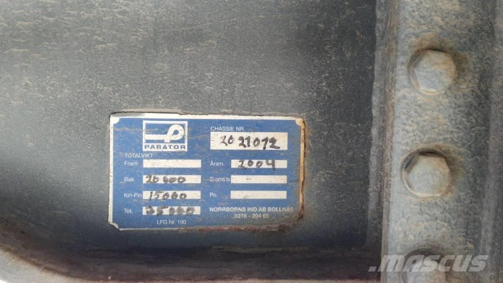 Parator SVX15-20 Semirremolques de carrocería de cajas