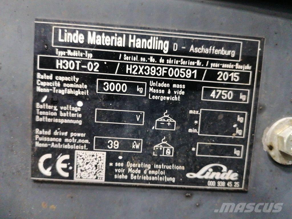 Linde H30T-02 Camiones LPG
