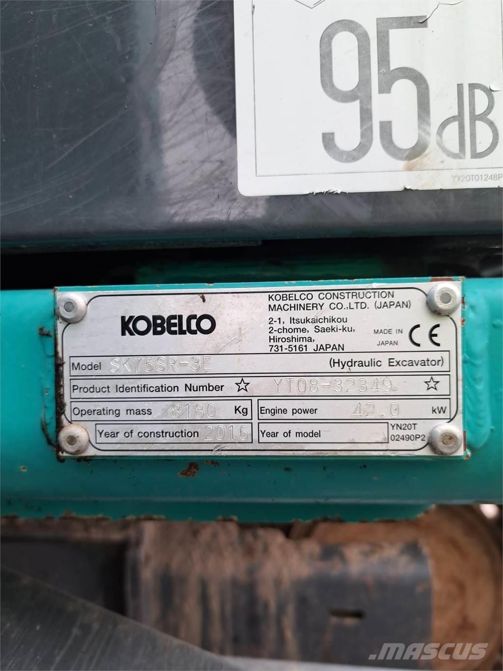 Kobelco SK75SR-3E Miniexcavadoras