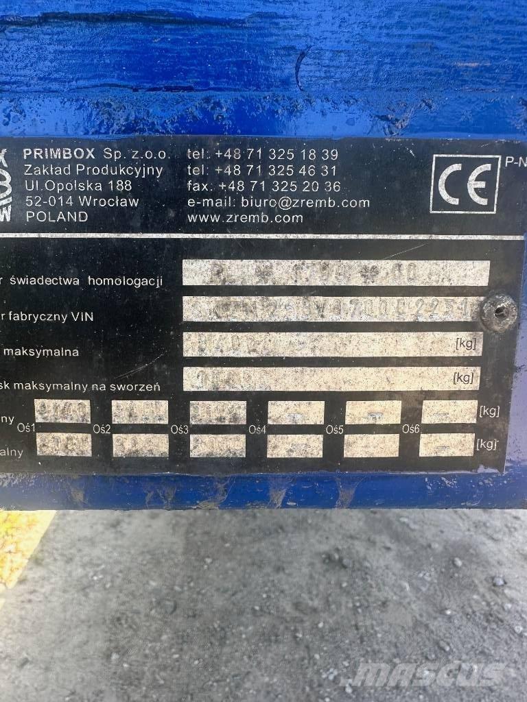 Zremb N263 Remolques de cama baja