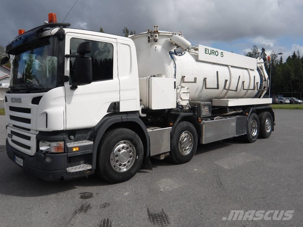 Scania P 400 LB 8x2 Camiones aspiradores/combi