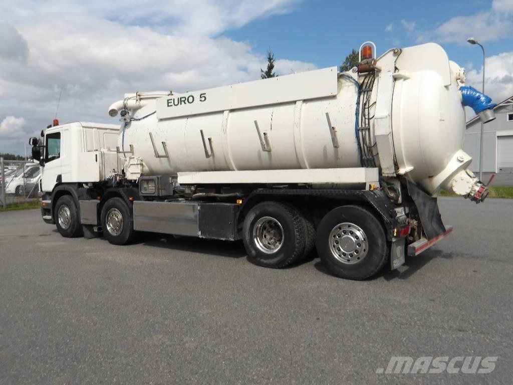 Scania P 400 LB 8x2 Camiones aspiradores/combi