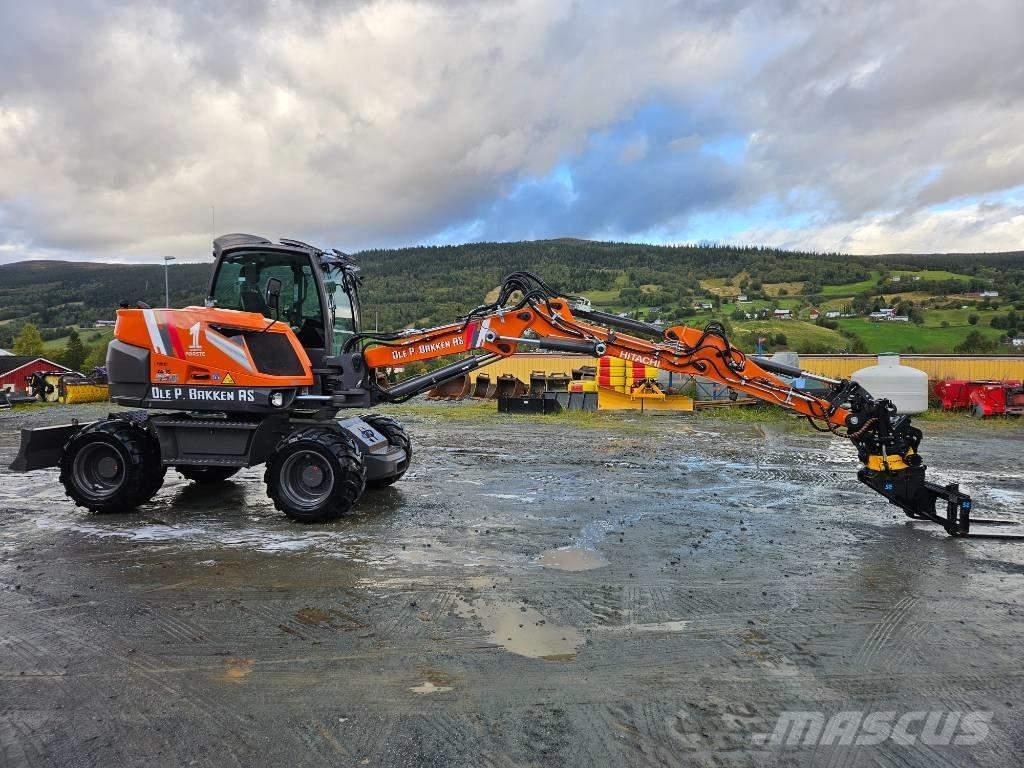 Hitachi ZX 95 W-7 Excavadoras de ruedas