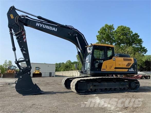 Hyundai Hx210AL Excavadoras sobre orugas