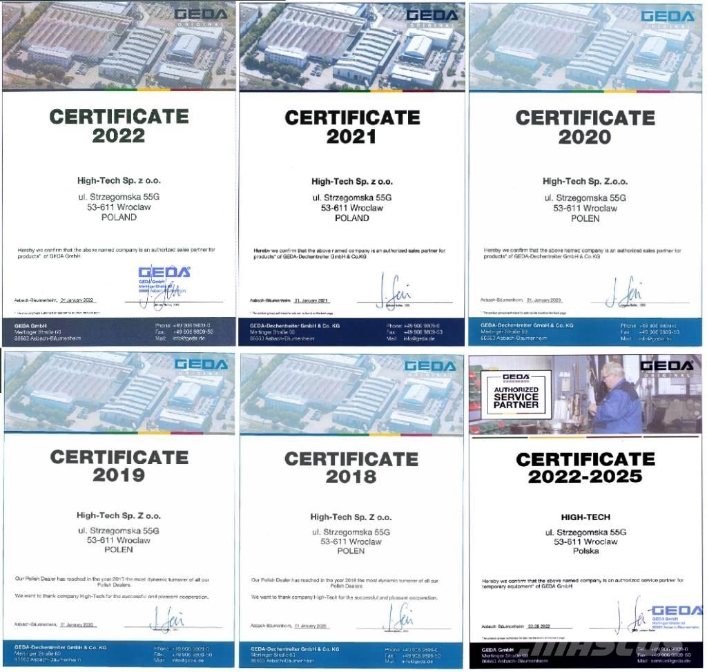 Geda Fixlift 250 Montacargas y elevadores de material