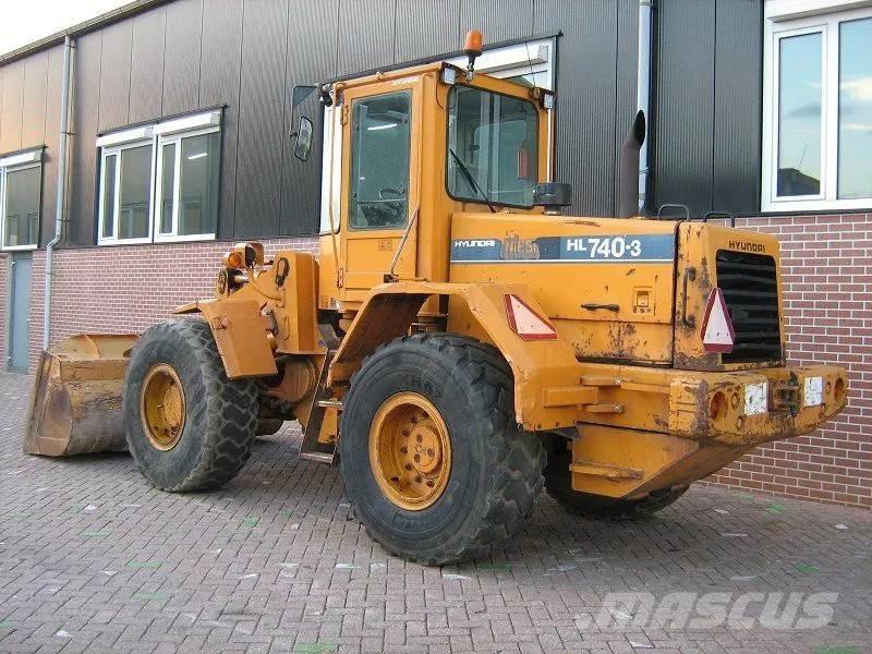 Hyundai HL740-3 Cargadoras sobre ruedas