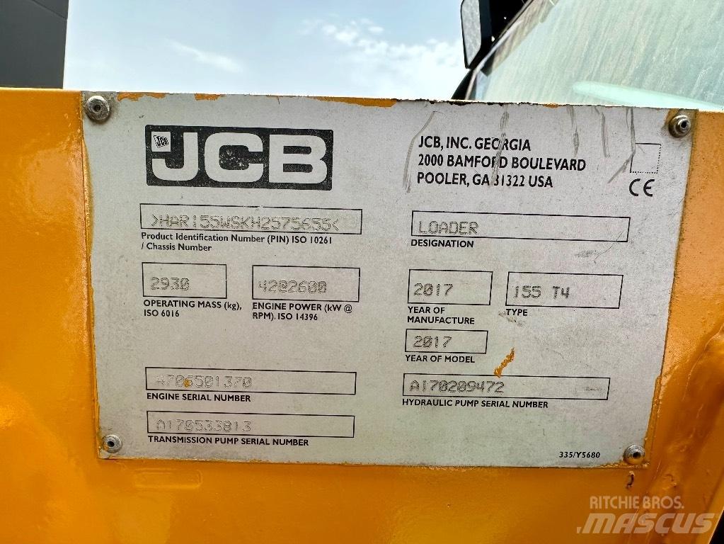 JCB 155 T4 Minicargadoras