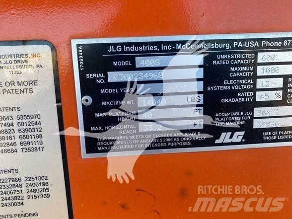 JLG 400S Plataformas con brazo de elevación telescópico