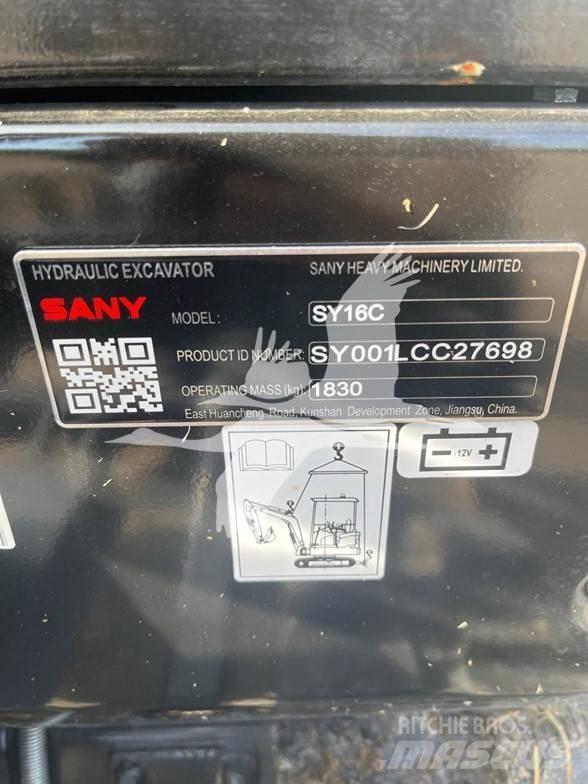 Sany SY16C Miniexcavadoras