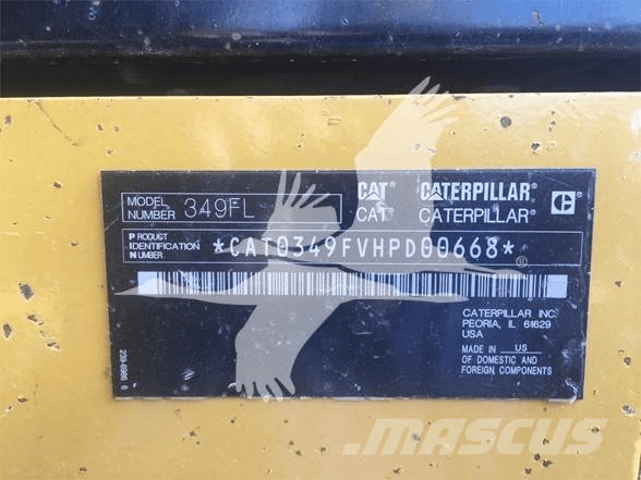 CAT 349FL Excavadoras sobre orugas