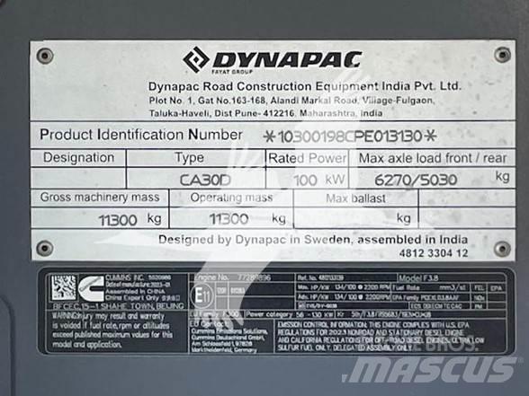 Dynapac CA30D Rodillos de un solo tambor