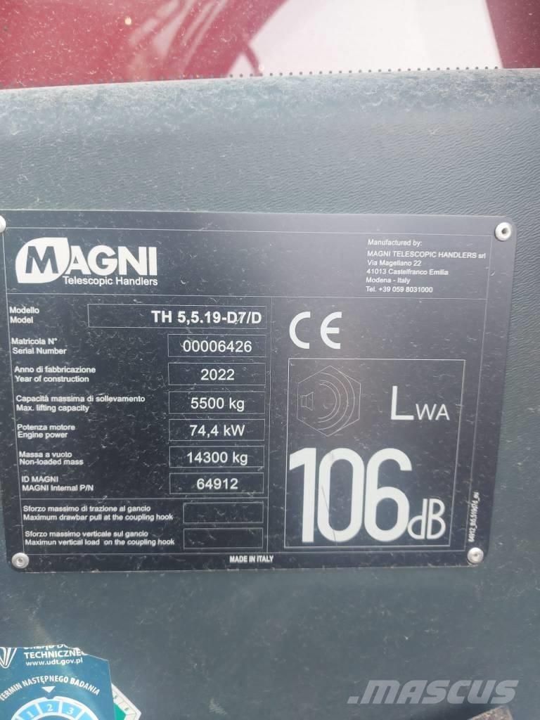 Magni TH 5.5 19 P Carretillas telescópicas