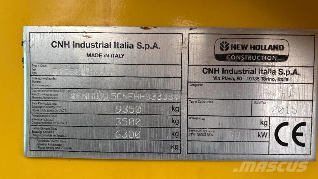New Holland B 115 C Retrocargadoras