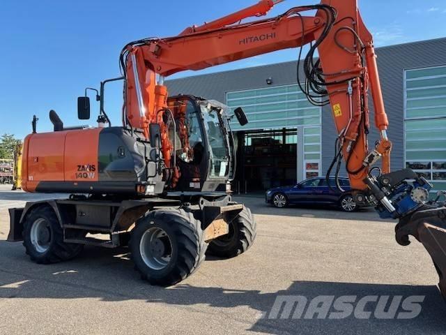 Hitachi ZX 140 W-5 Excavadoras de ruedas