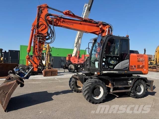 Hitachi ZX 140 W-5 Excavadoras de ruedas