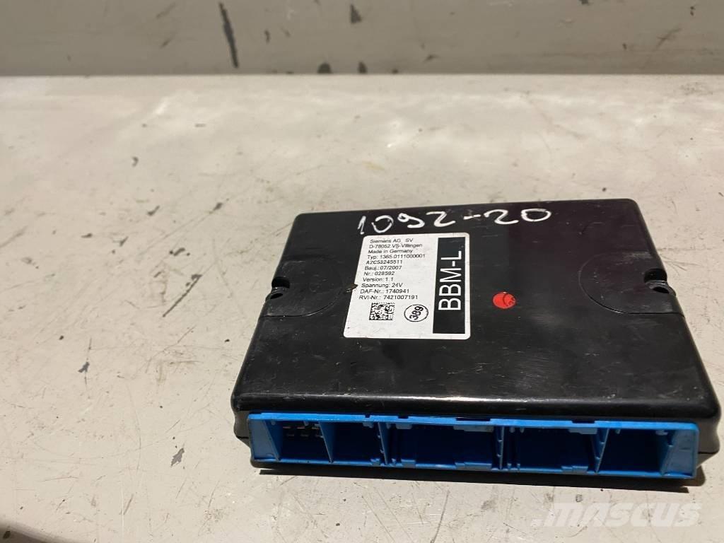 DAF XF 105.  1740941 Componentes electrónicos