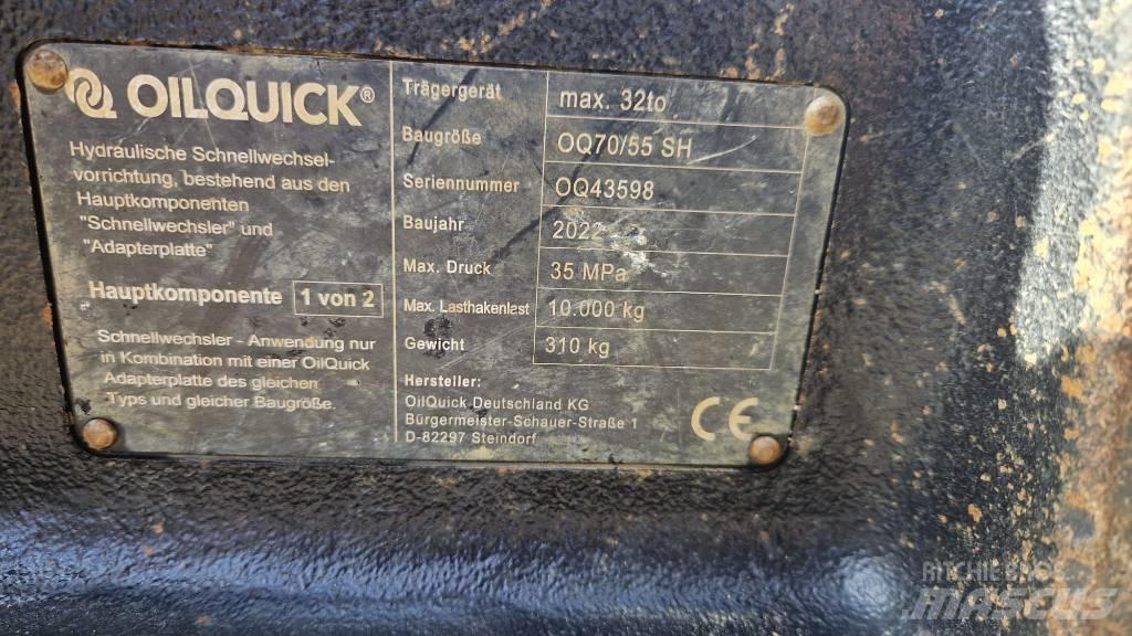 OilQuick OQ70/55 Conectores rápidos