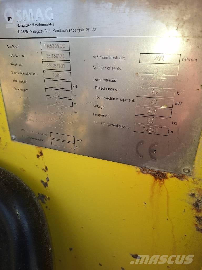 Nordmeyer SMAG FA523 Otra maquinaria subterránea