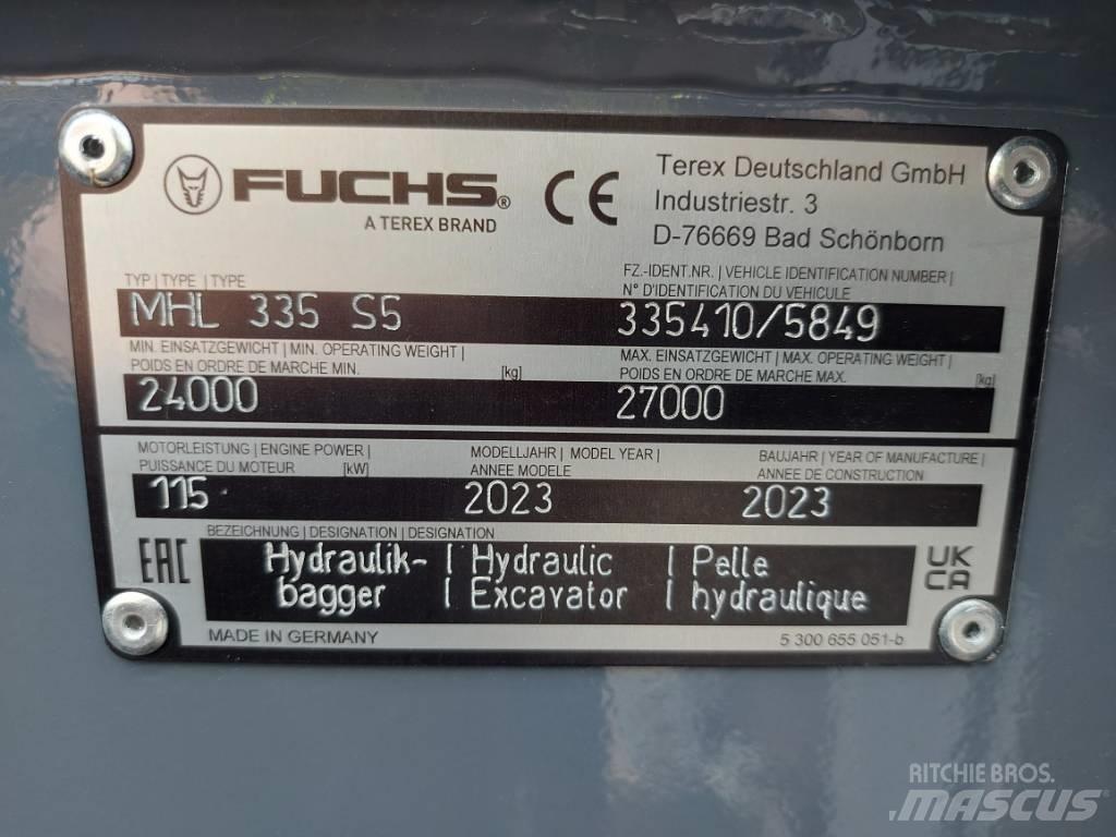 Fuchs MHL335F Manejadores de residuos industriales