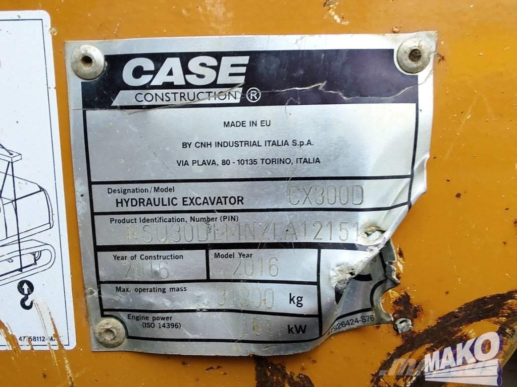CASE CX 300 D Excavadoras sobre orugas