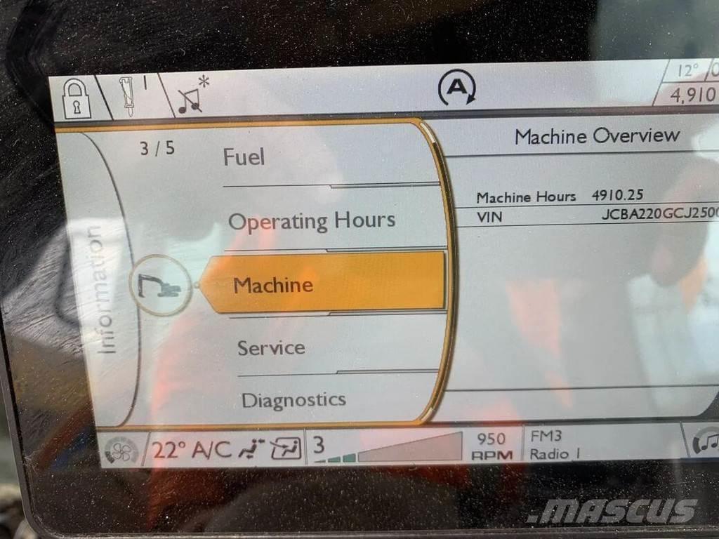 JCB JS220X Excavadoras sobre orugas