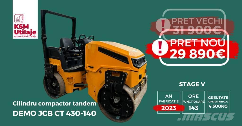 JCB CT430-140 Rodillos de doble tambor
