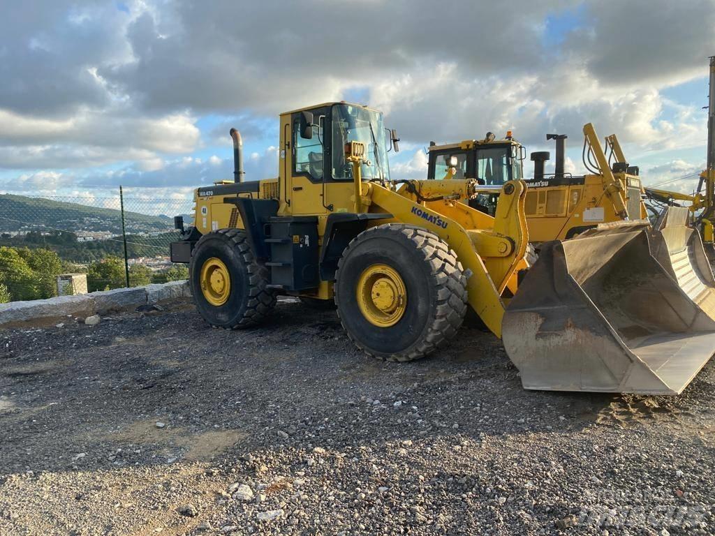 Komatsu WA 470 Cargadoras sobre ruedas