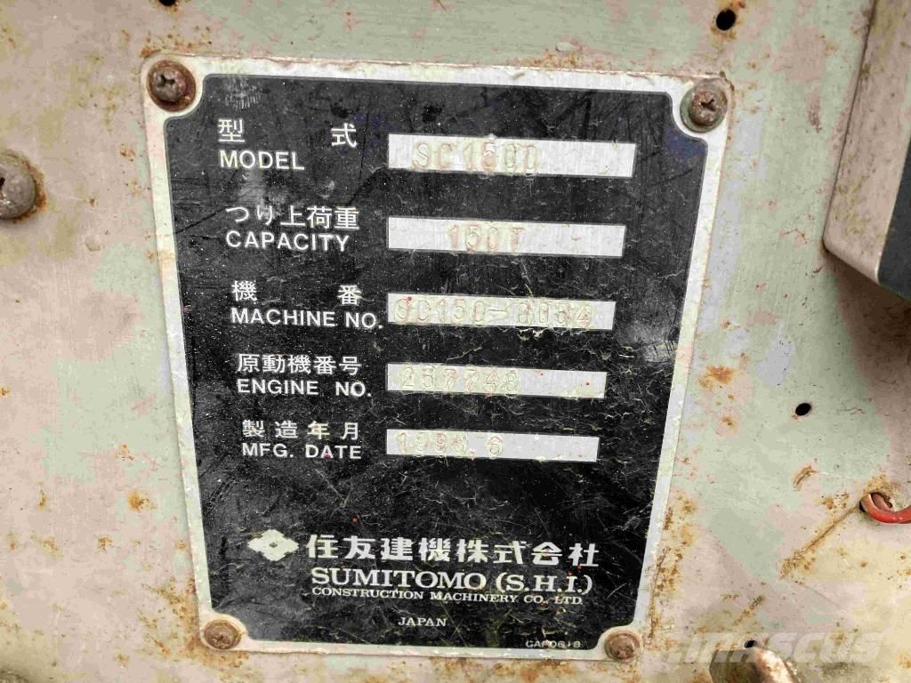 Sumitomo SC1500 Grúas de oruga