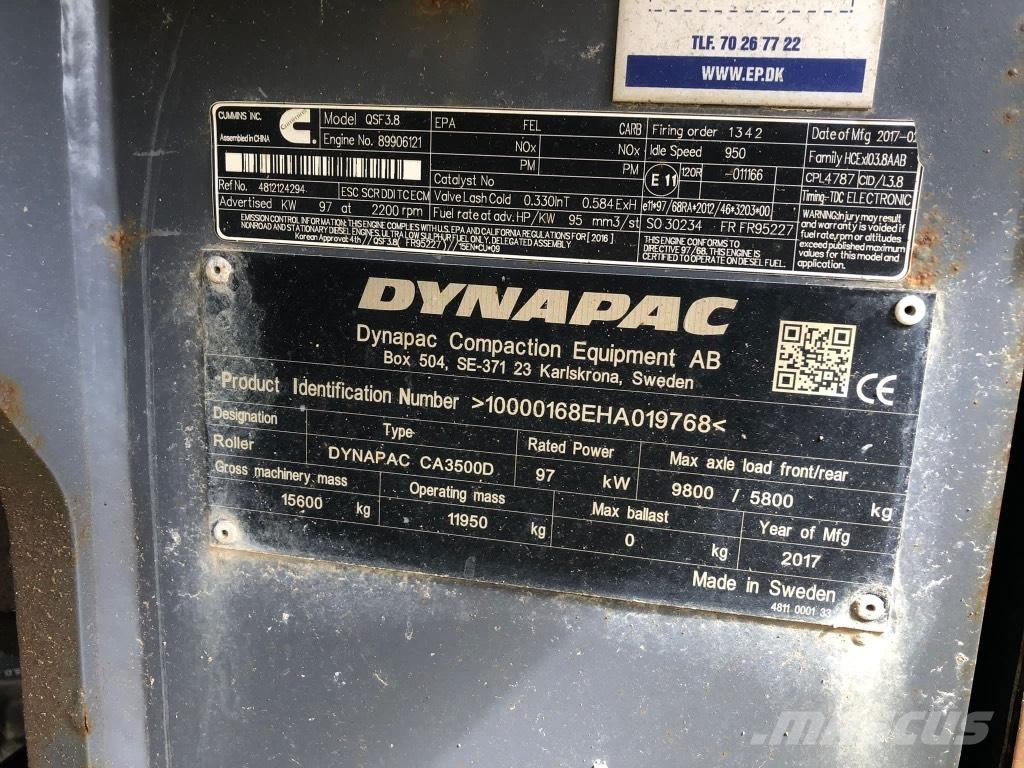 Atlas Copco CA3500 D Rodillos de un solo tambor