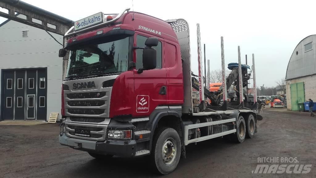 Scania R410 Transportes de madera