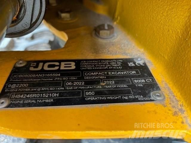 JCB 8008CTS Miniexcavadoras