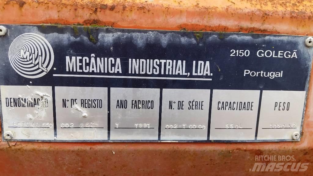  Betomil 550 L Mezcladoras de cemento y hormigón