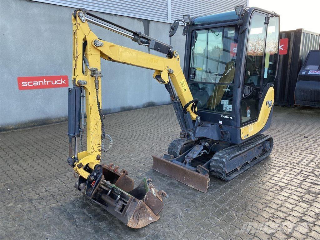 Yanmar SV18 Excavadoras de ruedas