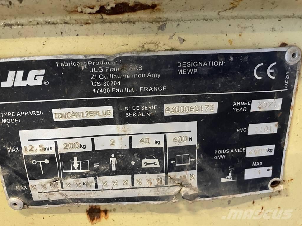 JLG Toucan 12 E Plus Plataformas con jaula de elevación
