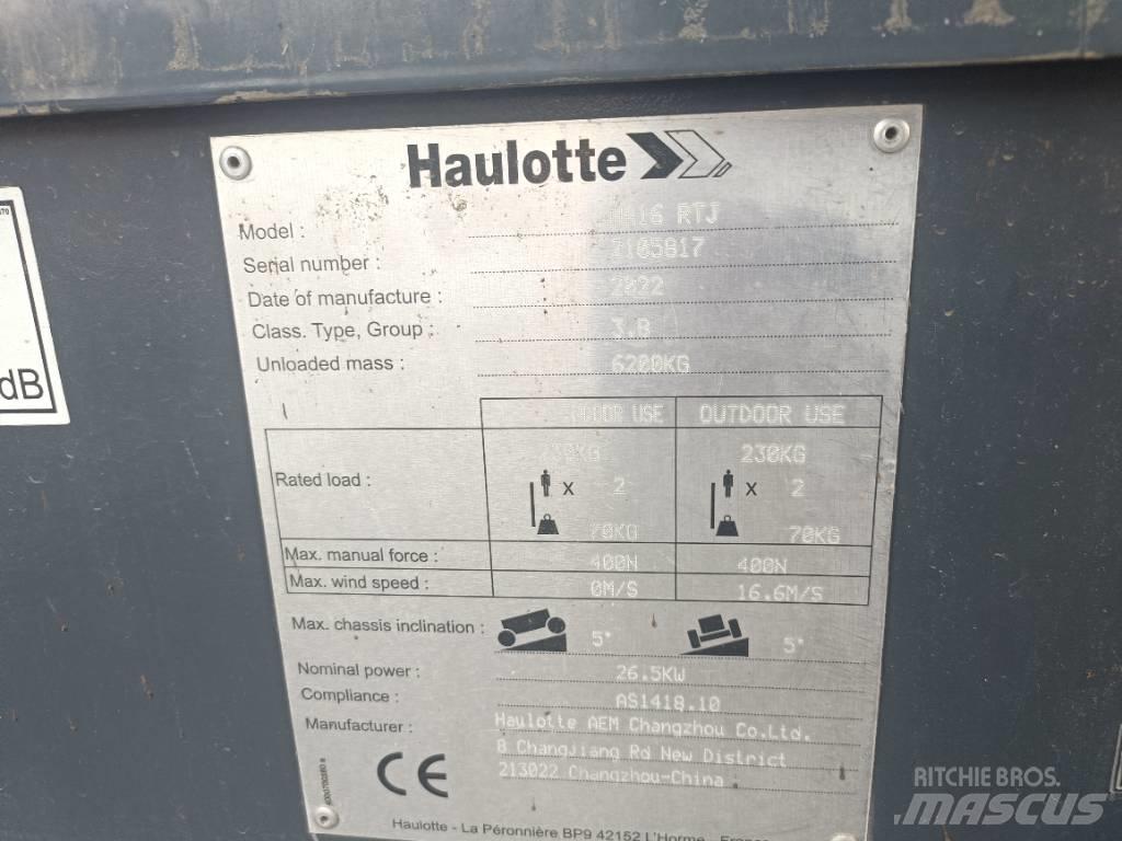 Haulotte HA16RTJ Plataformas con brazo de elevación manual