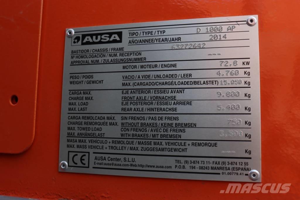 Ausa D 1000 AP Vehículos compactos de volteo