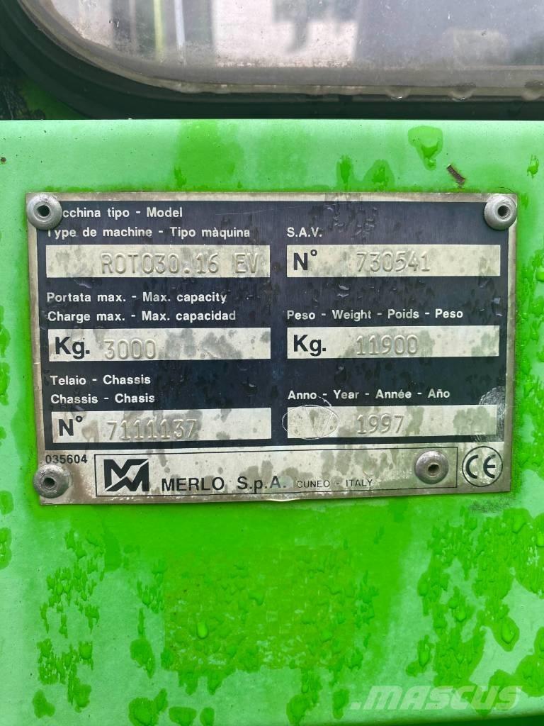 Merlo Roto 30.16 EV Carretillas telescópicas