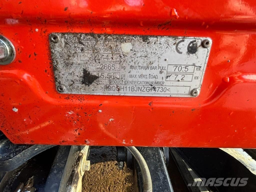 Kubota U 27-4 Miniexcavadoras